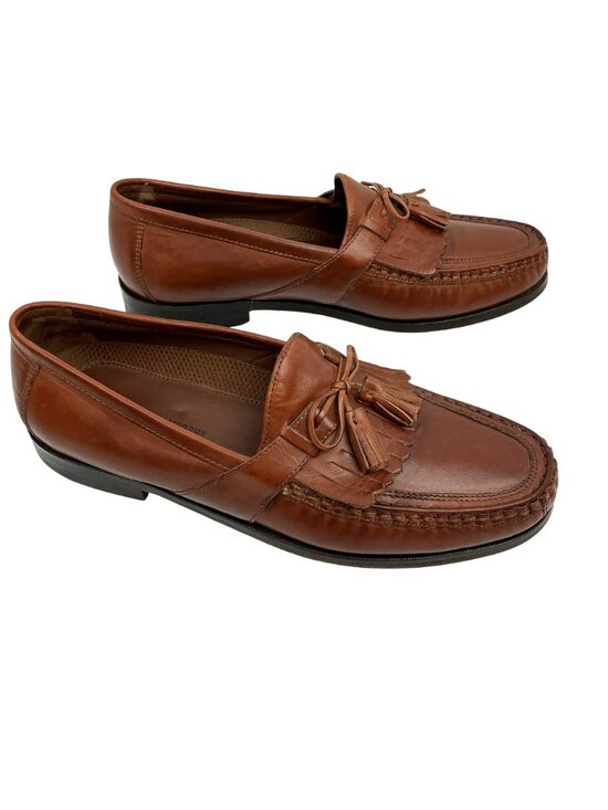 Johnston & Murphy Aragon ll Kiltie Tassel Leather Loafers Mens 10M Brown Classic main image 5